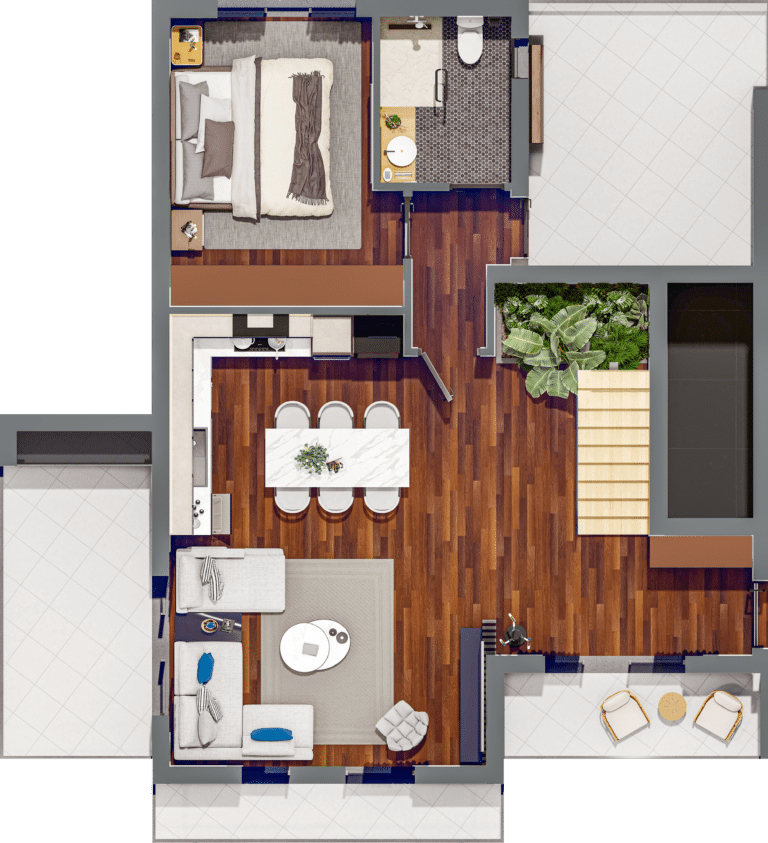 01 - Passion Homes - A Loft - Plan - Fitst Floor