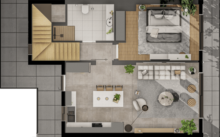 GARDENS PARK B 2+1 Loft - Plan First